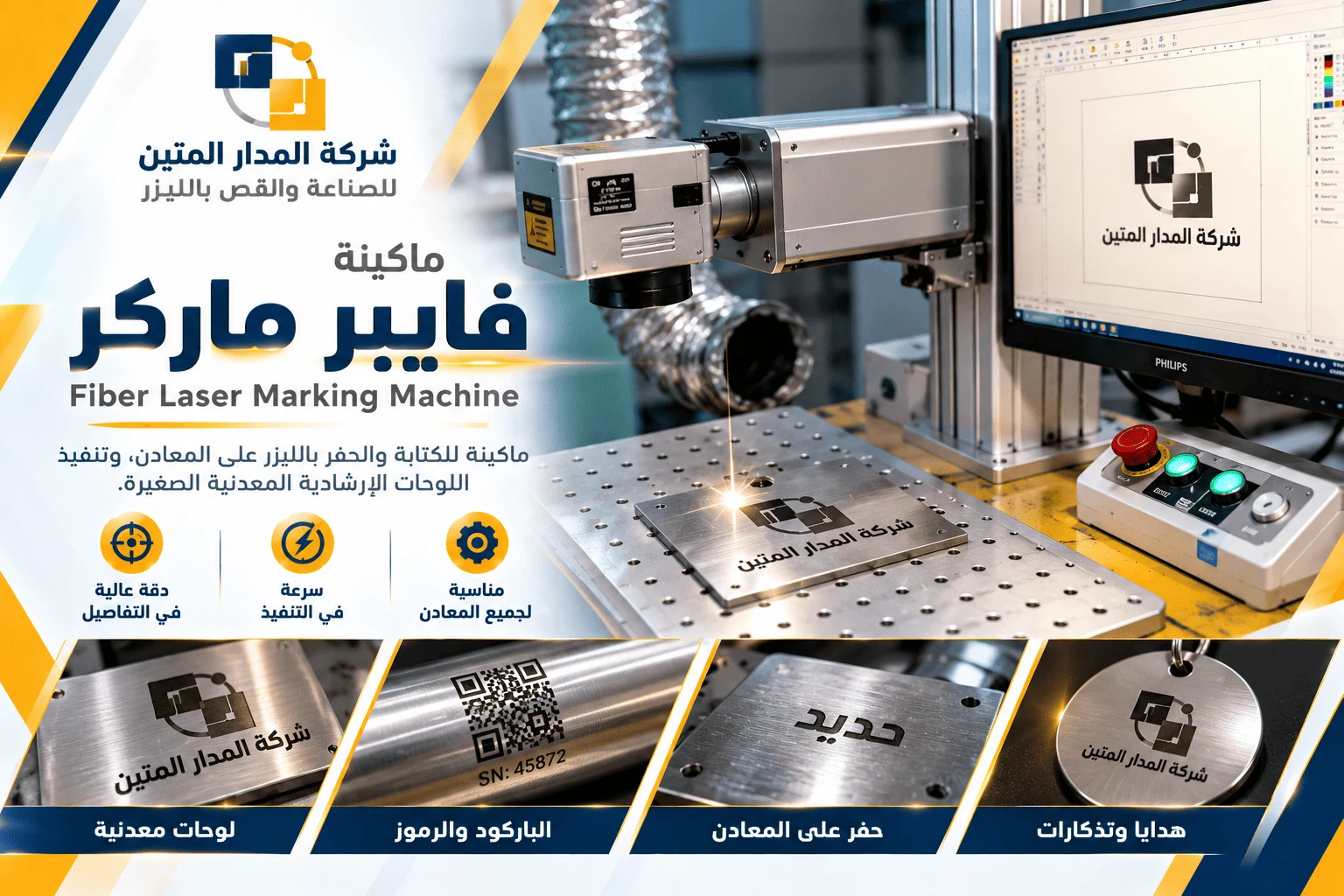 ماكينة فايبر ماركر